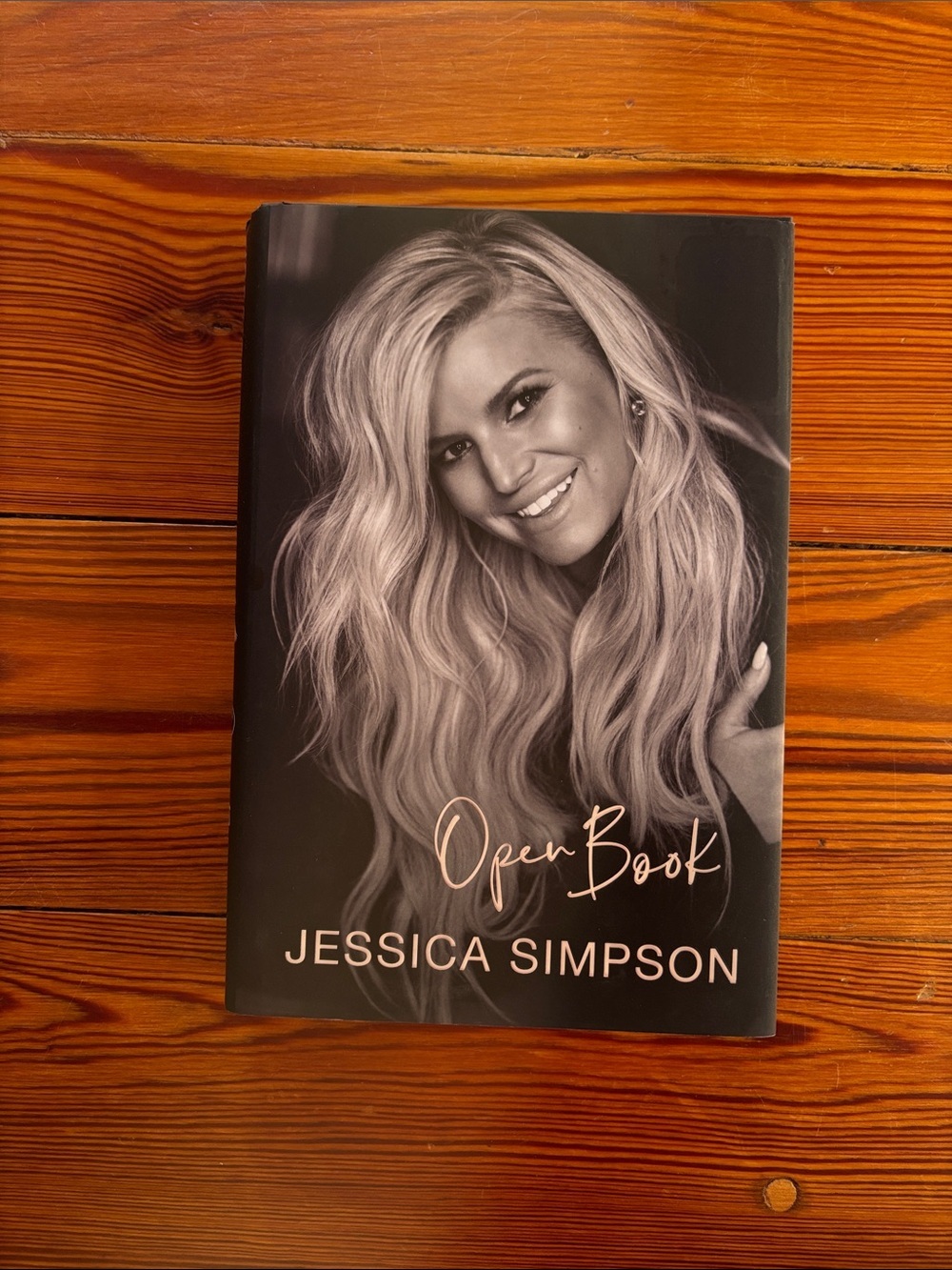 Jessica Simpson Black & White Hardcover 'Open Book'